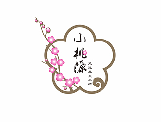 AR科技核心～雪狐設(shè)計(jì)的小桃源  足道養(yǎng)生會所logo設(shè)計(jì)