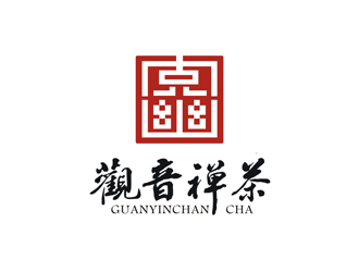 鄭國麟的觀音禪茶茶館logo設計