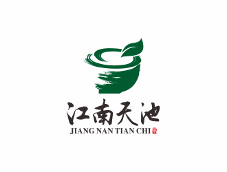 何嘉健的天池茶場茶館logo設(shè)計(jì)