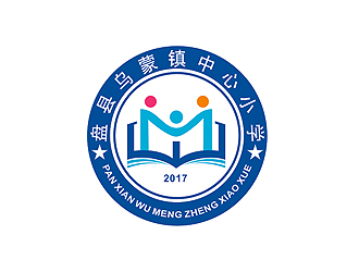 烏蒙鎮(zhèn)中心小學(xué)?；諛?biāo)志設(shè)計(jì)logo設(shè)計(jì)