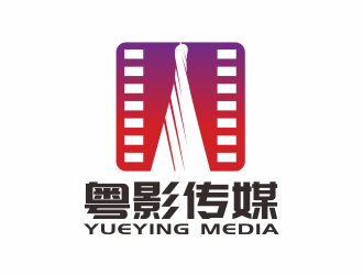 林思源的粵影傳媒有限公司標志logo設(shè)計