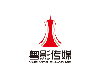 孫金澤的粵影傳媒有限公司標志logo設(shè)計