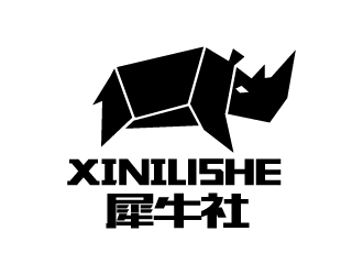 張俊的犀牛社戶外越野自駕游車(chē)友會(huì)俱樂(lè)部logologo設(shè)計(jì)