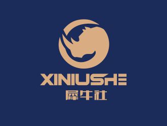 胡紅志的犀牛社戶外越野自駕游車(chē)友會(huì)俱樂(lè)部logologo設(shè)計(jì)