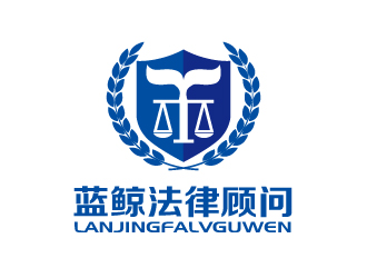 張俊的藍鯨法律事務(wù)所卡通logo設(shè)計