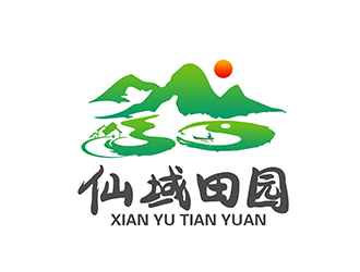 潘樂(lè)的仙域田園山水畫logologo設(shè)計(jì)