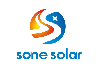 李杰的sone solar太陽能LED燈商標設(shè)計logo設(shè)計