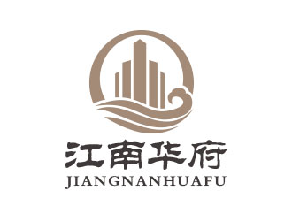 江南華府房地產(chǎn)開(kāi)發(fā)logo設(shè)計(jì)