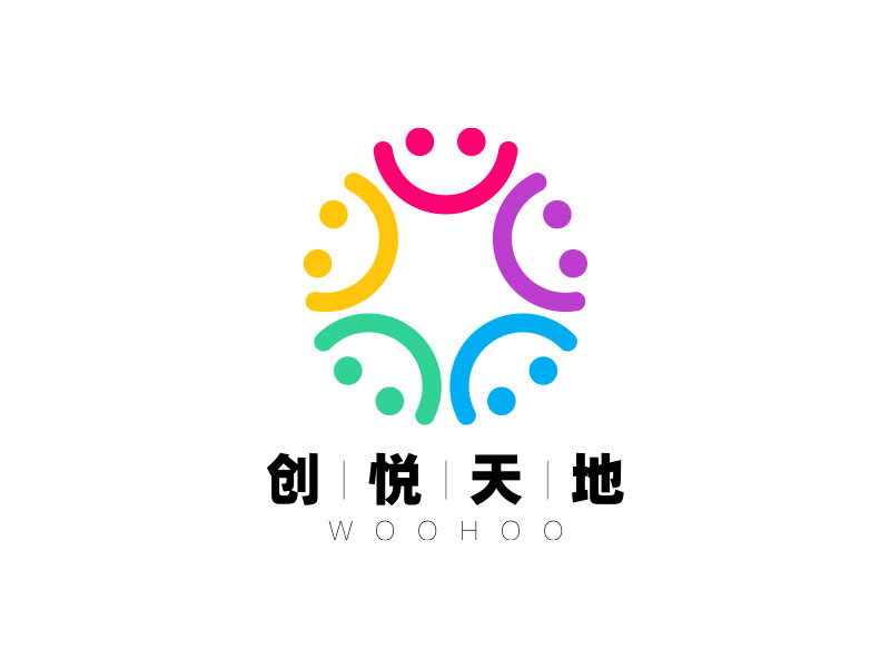 彭子洋的中文名：創(chuàng)悅天地    ；  英文名：WOOHOOlogo設(shè)計(jì)