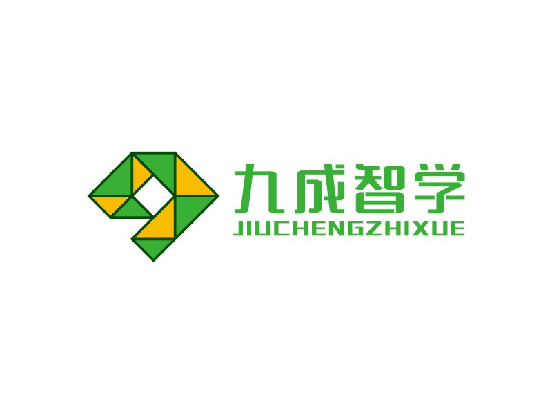 九成智學(xué)logo設(shè)計