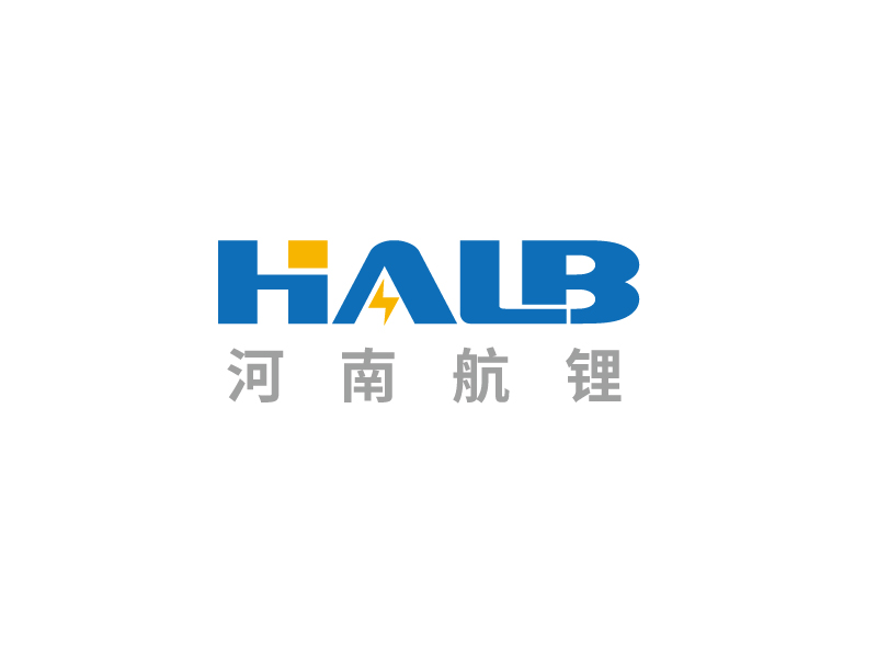 張俊的logo名稱：halb，公司名稱：河南航鋰新能源科技有限公司logo設(shè)計