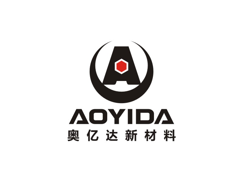 李泉輝的奧億達(dá)新材料logo設(shè)計