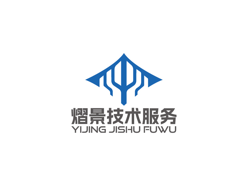 楊忠的熠景，熠景技術(shù)服務(wù)logo設(shè)計